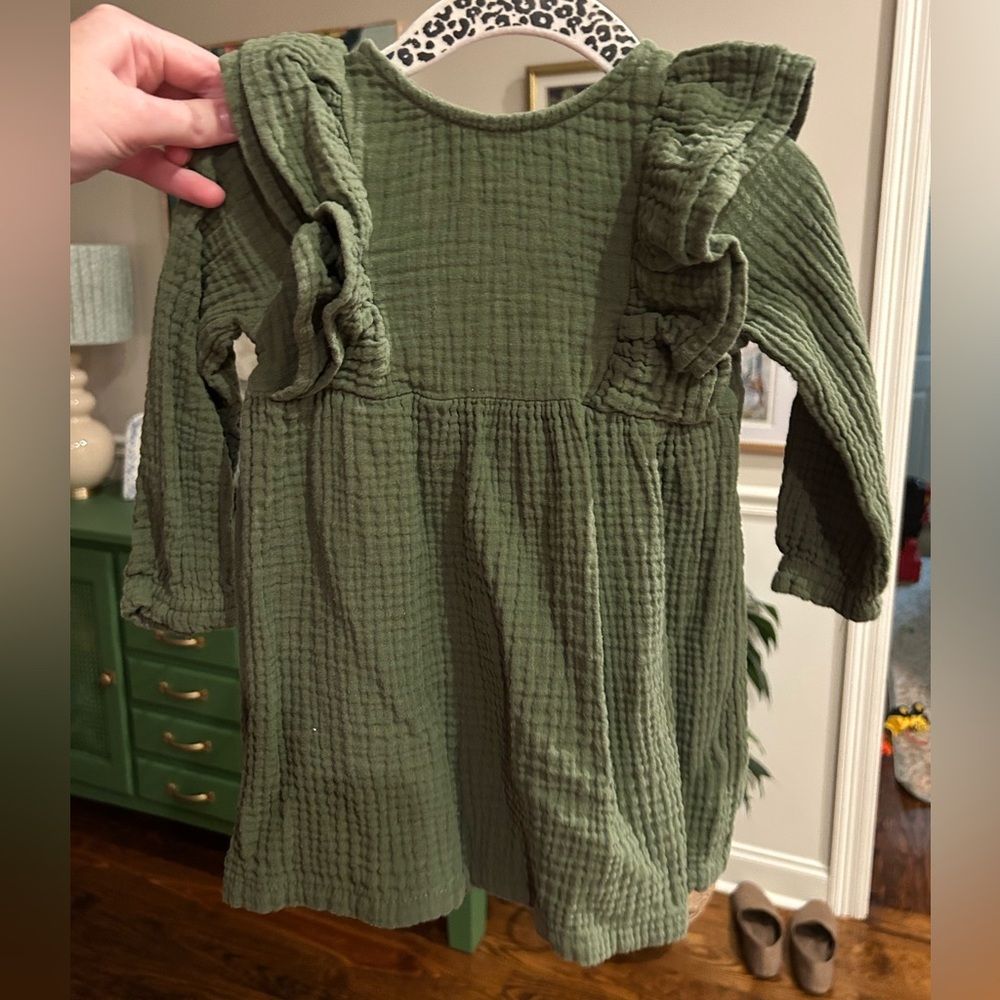 Cat & Jack Olive Baby Dress
